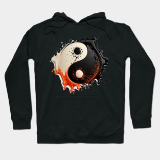 Yin Yang T-Shirt Hoodie